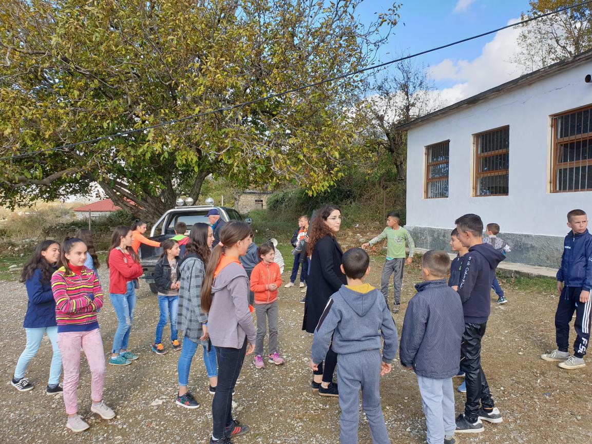 Awareness Campaign with students at the National Park "Tomorri Mountain"