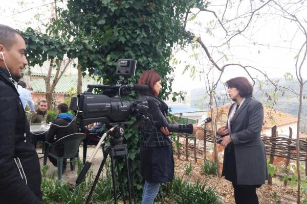 woman interview