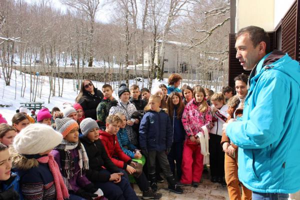 National Park Lovcen: awareness campaign with pupils