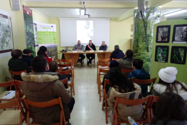 Press Conference in Guardiaregia for the end of reclamation works